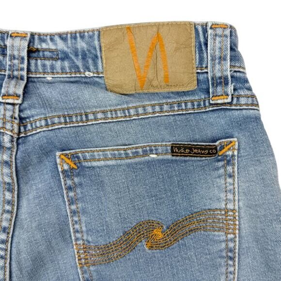 NUDIE JEANS Men's Skinny Lin Jeans Light Blue Power 29 X 34 - Picture 8 of 8